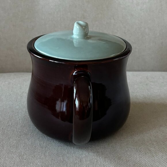 MCM Vintage Red Wing Pottery Teapot - Picture 2 of 10